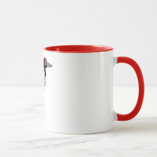 Caneca Guindaste Preto-necked de Birdorable