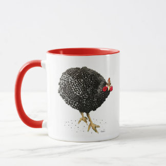 Caneca Guineense Fowl Hen Chicken Mug por Albuquerque Art