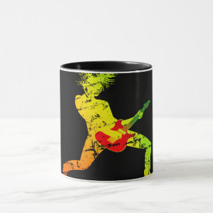 Caneca Guitar Playing Rocker