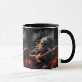 Caneca Guitarrista Legal de Rock N Roll