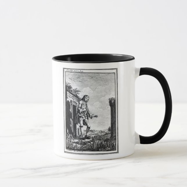 Caneca Gulliver entre os Lilliputians (Direita)