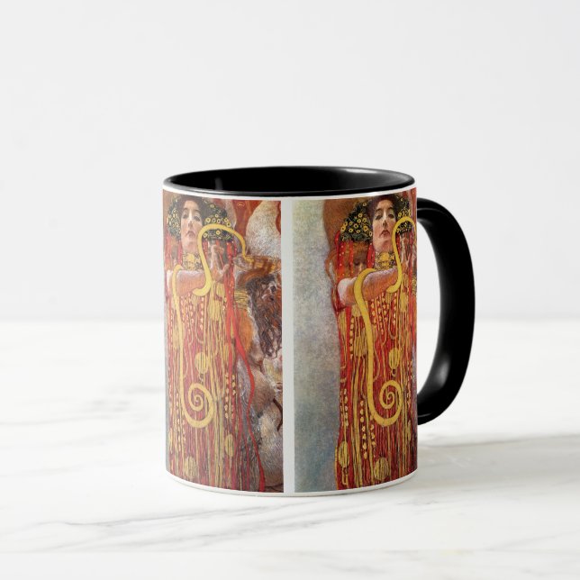 Caneca Gustav Klimt - Deusa Médica de Higieia (Frente Esquerda)