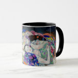 Caneca Gustav Klimt Pintando A Virgem<br><div class="desc">Gustav Klimt's The Virgin (1913)</div>