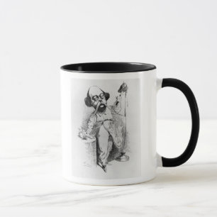 Caneca Gustave Flaubert que disseca a senhora Bovary