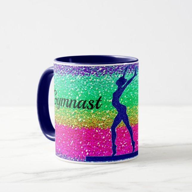 Caneca Gymnastics Beam Sparkle (Frente Esquerda)