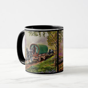 Caneca Gypsy Vanner cavalo irlandês Caravan