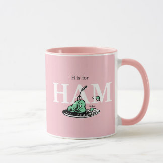 Caneca "H é para HAM" | Design de Alfabeto