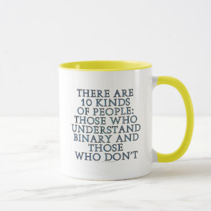 Caneca Há 10 tipos das pessoas…