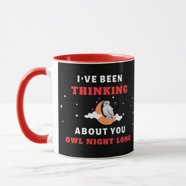 Caneca Há muito tempo que penso em ti, coruja (Esquerda)