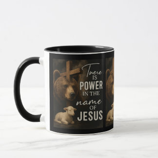 Caneca Há poder em nome de Jesus