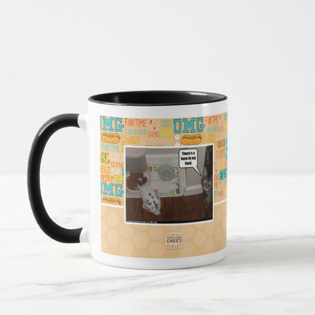 Caneca Há uma lebre em meu alimento (Esquerda)
