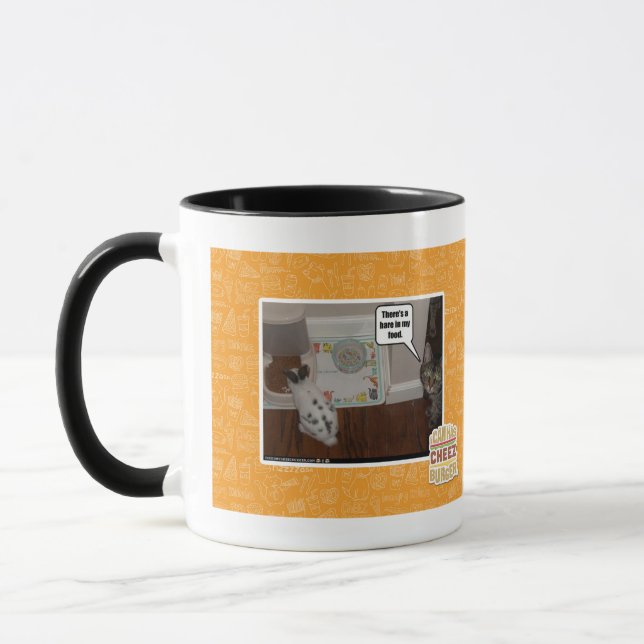 Caneca Há uma lebre em meu alimento (Esquerda)