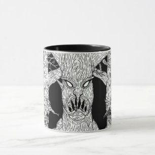 Caneca Habitantes do Diabólico Bosque Arte de Terror Estr