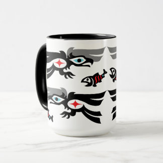 Caneca Haida - banquete de Eagle do estilo do Tlingit