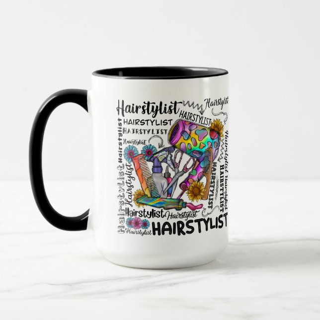 Caneca Hairstylist Personalizado Mug (Esquerda)