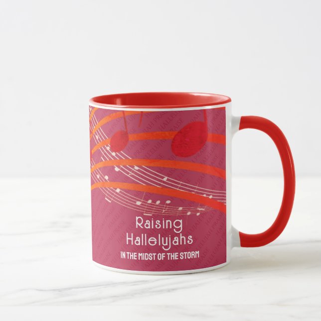 Caneca HALLELUJAHS Cristão de Elevação Personalizada (Direita)