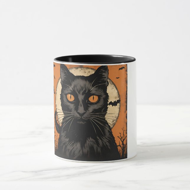 Caneca Hallloween Black Cat 2024 (Centro)