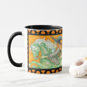 Caneca HALLOVE EVITCH E HORSE COMBO MUG Black Orange