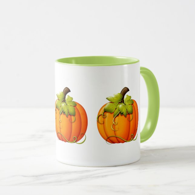 Caneca Halloween/Autumn Pumpkin Mug (Frente Esquerda)
