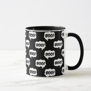 Caneca Halloween Boo Speech Bubble Pattern Mug