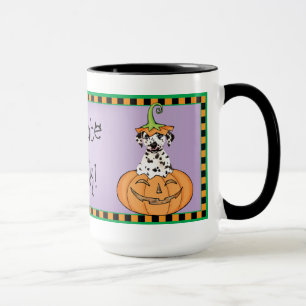 Caneca Halloween Dalmaciano