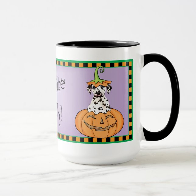 Caneca Halloween Dalmaciano (Direita)