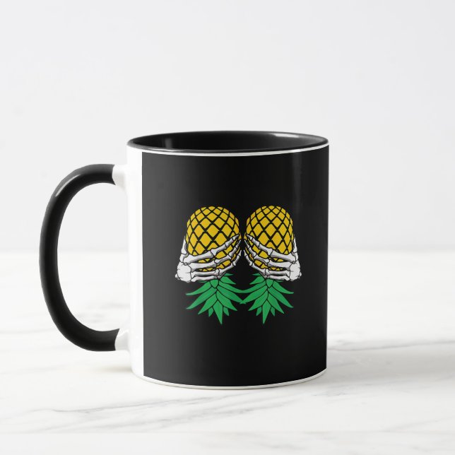 Caneca Halloween De Cima Para Baixo Pineapple Swinger Ske (Esquerda)