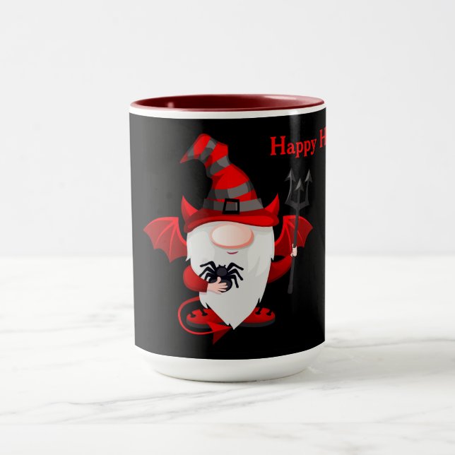 Caneca Halloween Devil Gnomo (Centro)