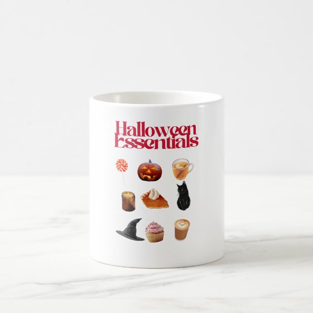 Caneca Halloween Essentials – Xícara de Café Assus (Centro)