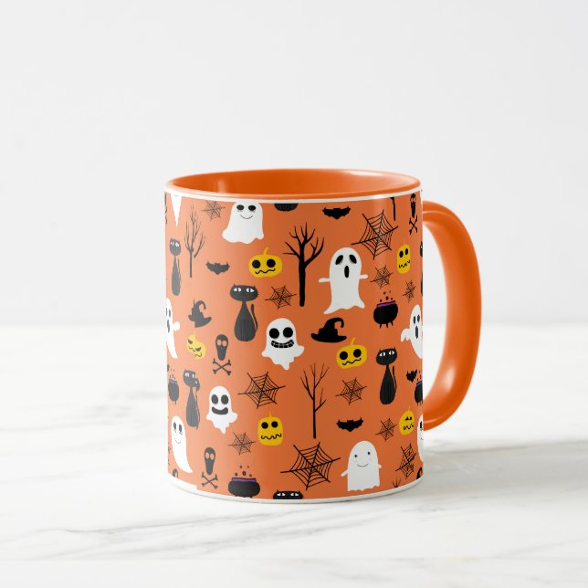 Caneca Halloween Ghost (Frente Esquerda)