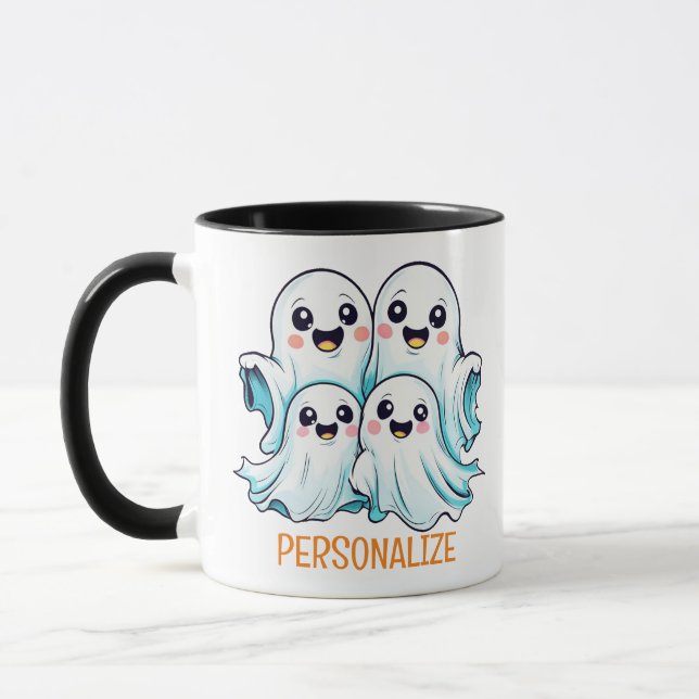 Caneca Halloween Ghost Group (Esquerda)