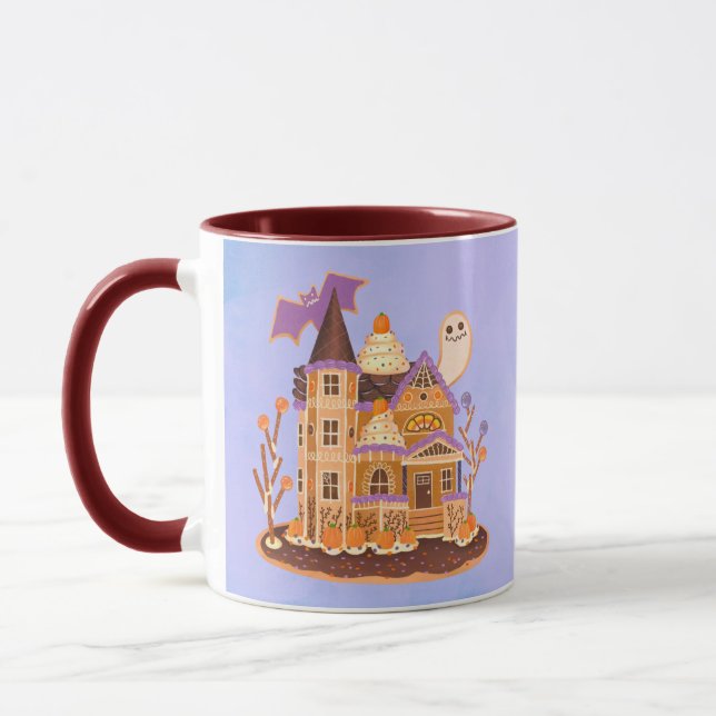 Caneca Halloween Gingerbird Casa Assombrada (Esquerda)
