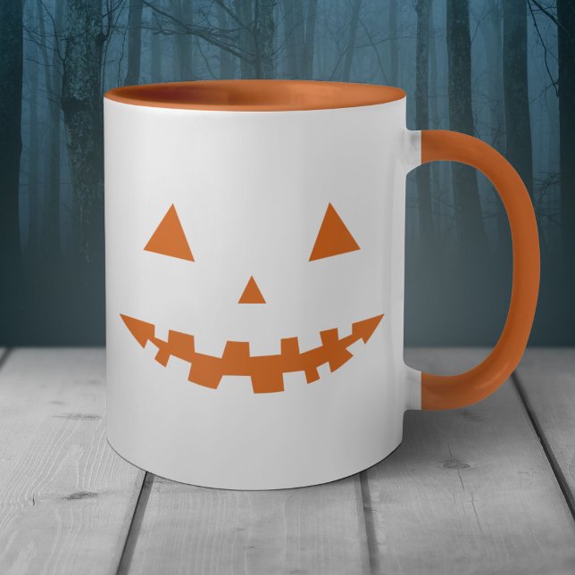 Caneca Halloween Jack O Lanterna Silhouette Mug (Halloween Jack O Lantern Silhouette Mug)