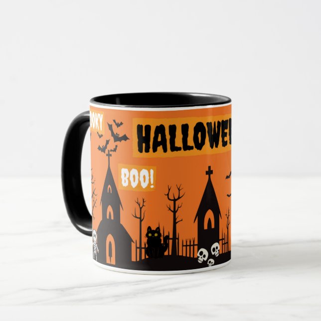 Caneca Halloween Mug (Frente Esquerda)