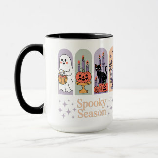 Caneca Halloween Pattern Spooky Season