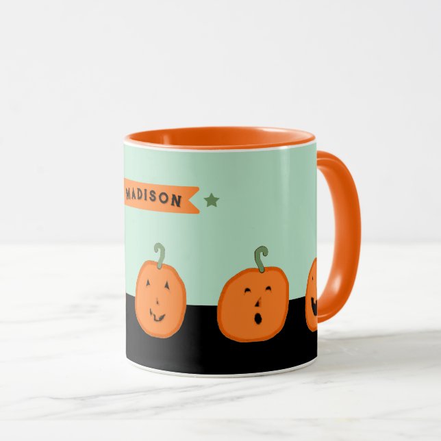 Caneca Halloween Personalizado (Frente Esquerda)