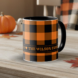 Caneca Halloween Personalizado de Verificação de Búfalos 