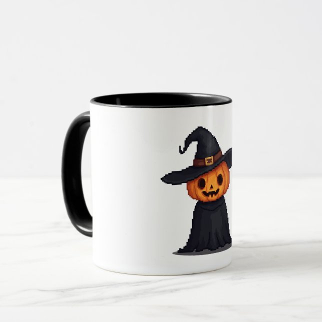 Caneca Halloween Pumkin Wizard Mug (Frente Esquerda)