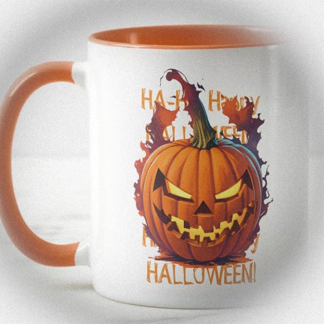 Caneca Halloween Pumpkin (Criador carregado)