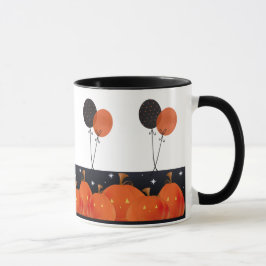 Caneca Halloween Pumpkins Balloons