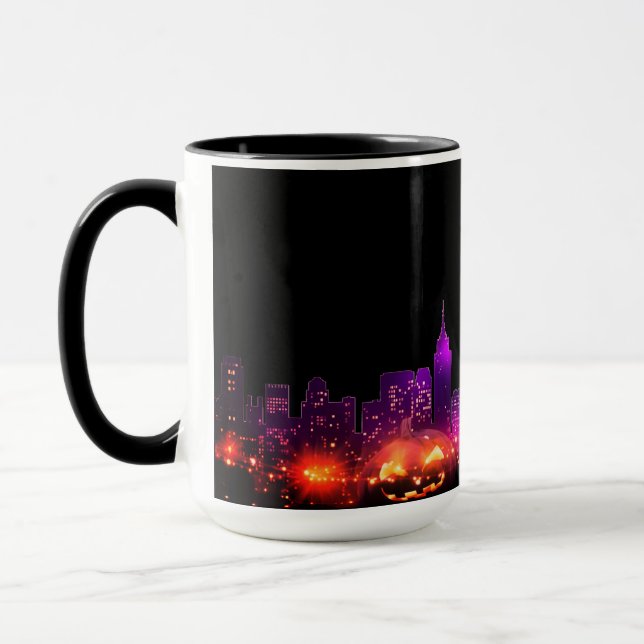 Caneca Halloween Pumpkins Cute Girly Spooky (Esquerda)