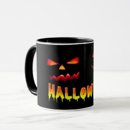 CANECA HALLOWEEN PUMPKINS RIU NO ESCURO