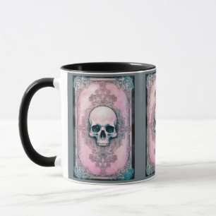 Caneca Halloween, rosa e verde, crepúsculo