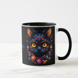 Caneca Halloween/Scary Cat/Witch/Wizard personalizado