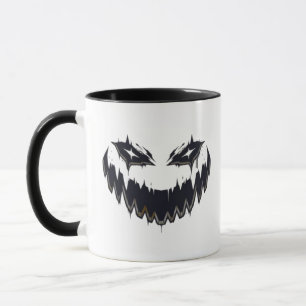 Caneca Halloween Scary Mau Pumpkin Engraçado Pumpkin Cabe