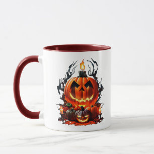 Caneca Halloween Scary Pumpkin