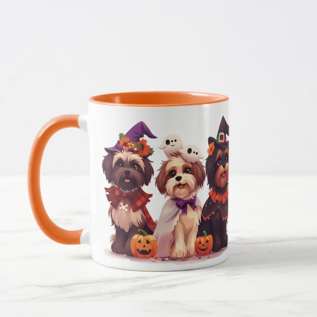Caneca Halloween Shih Tzu Dogs (Esquerda)