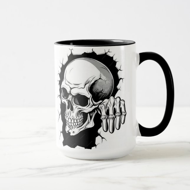 Caneca Halloween Skeleton (Direita)