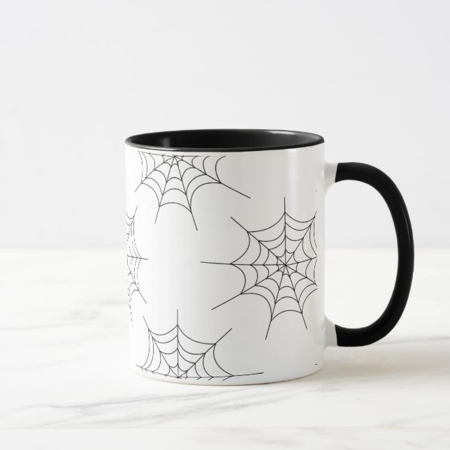 Caneca Halloween Spider Web Pattern Mug (Direita)