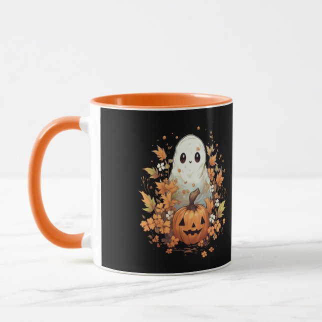 Caneca Halloween Spooky Ghost Pumpkin (Esquerda)